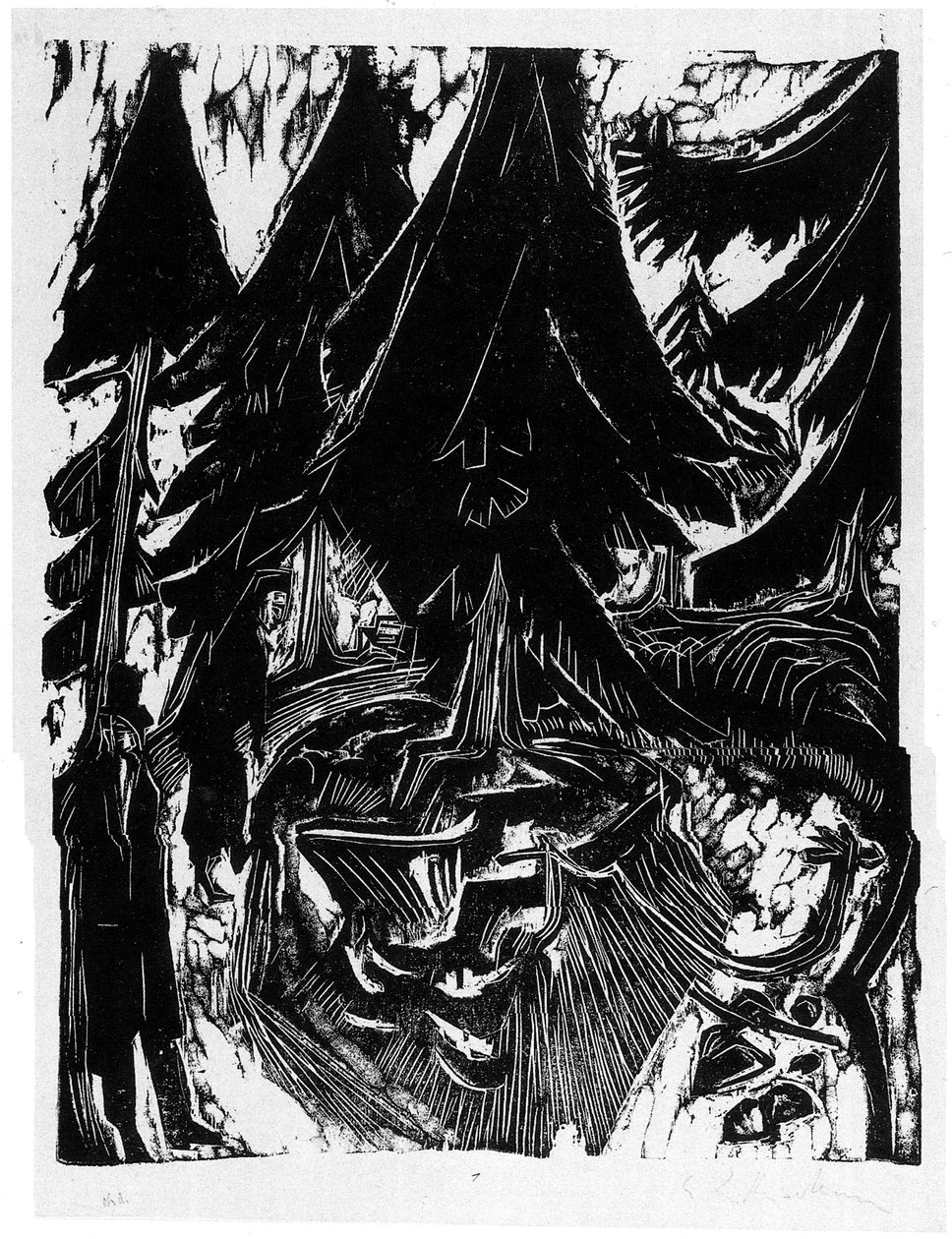 Sanatoriumsspaziergang de Ernst Ludwig Kirchner