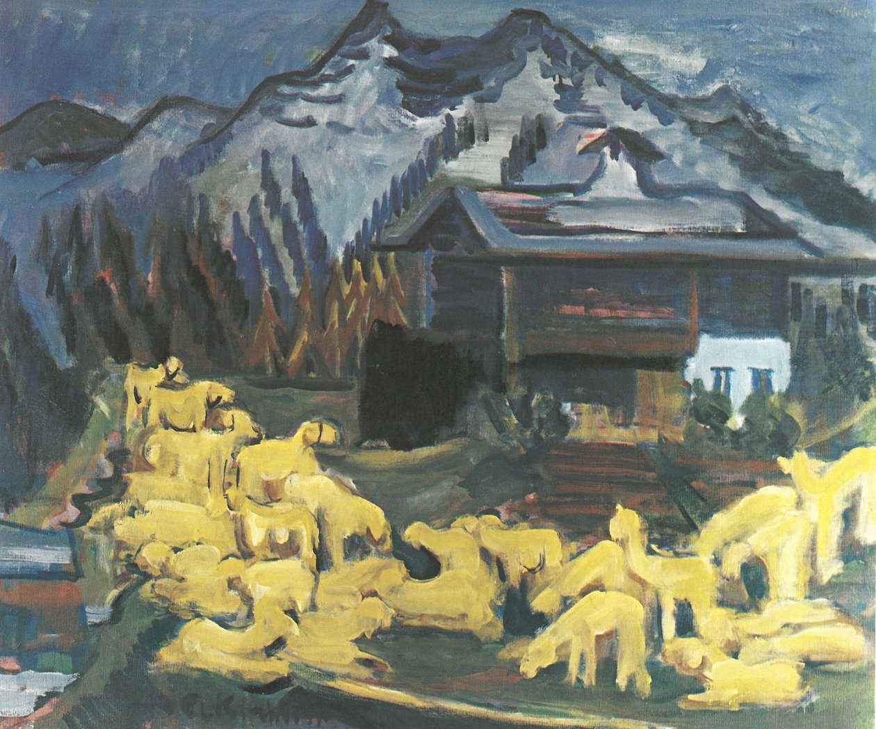 ovelha de Ernst Ludwig Kirchner