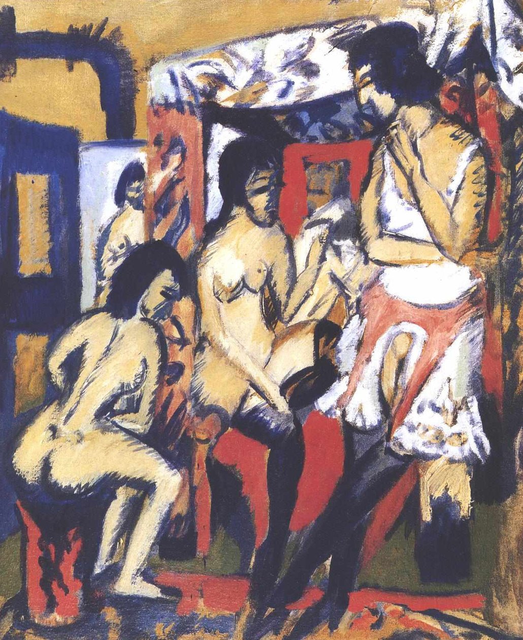 Atuar no estúdio de Ernst Ludwig Kirchner