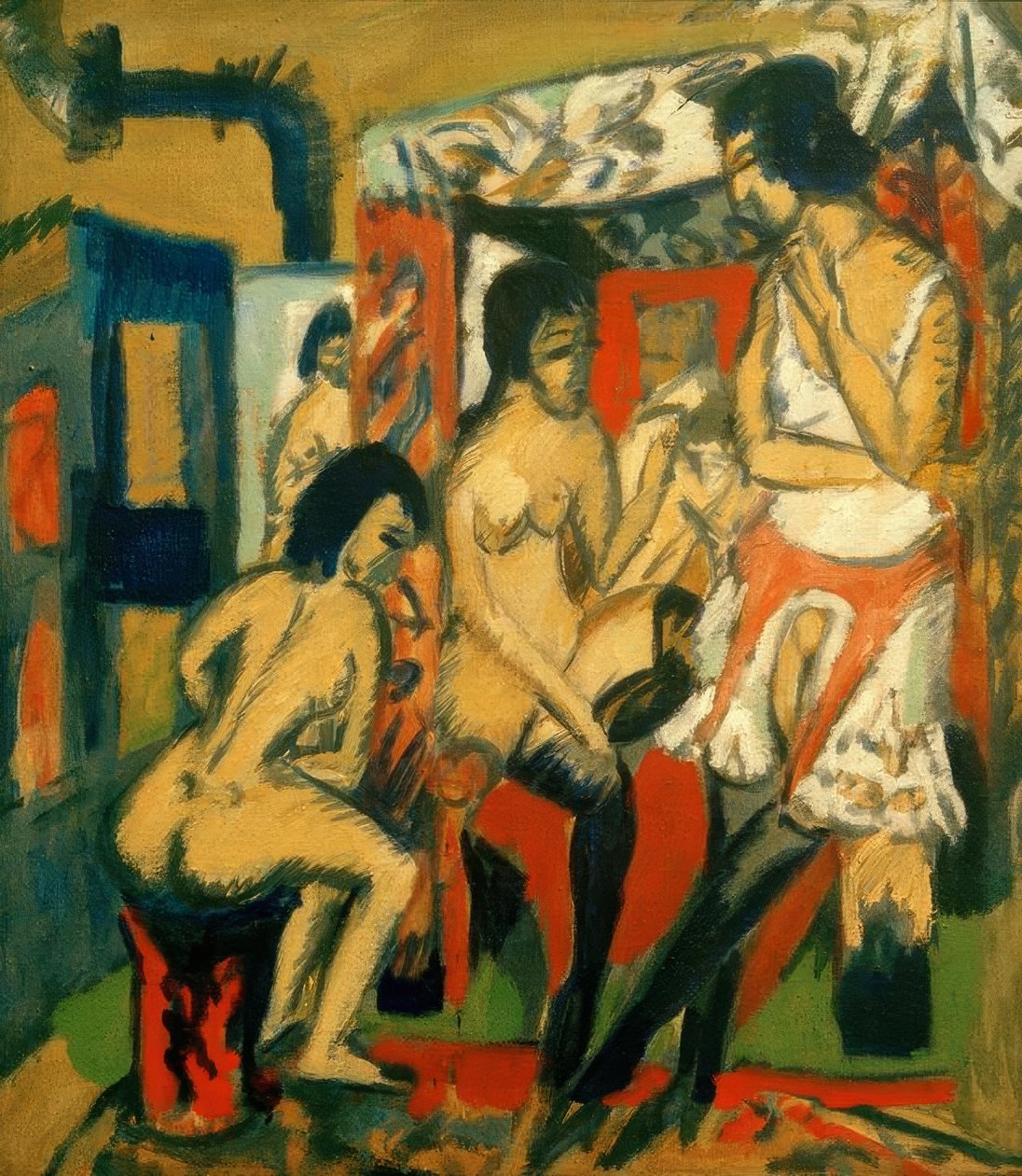 Arquivo no estúdio de Ernst Ludwig Kirchner