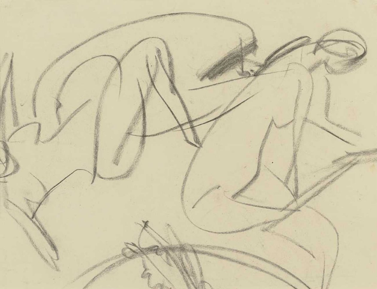 Banho de costas de Almbauern de Ernst Ludwig Kirchner