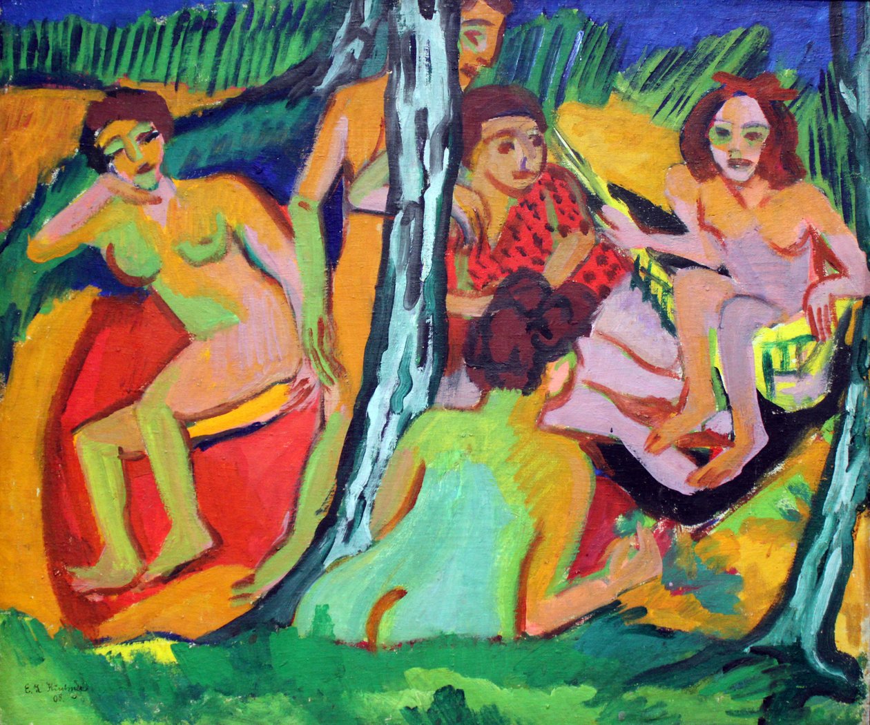 banhistas de Ernst Ludwig Kirchner