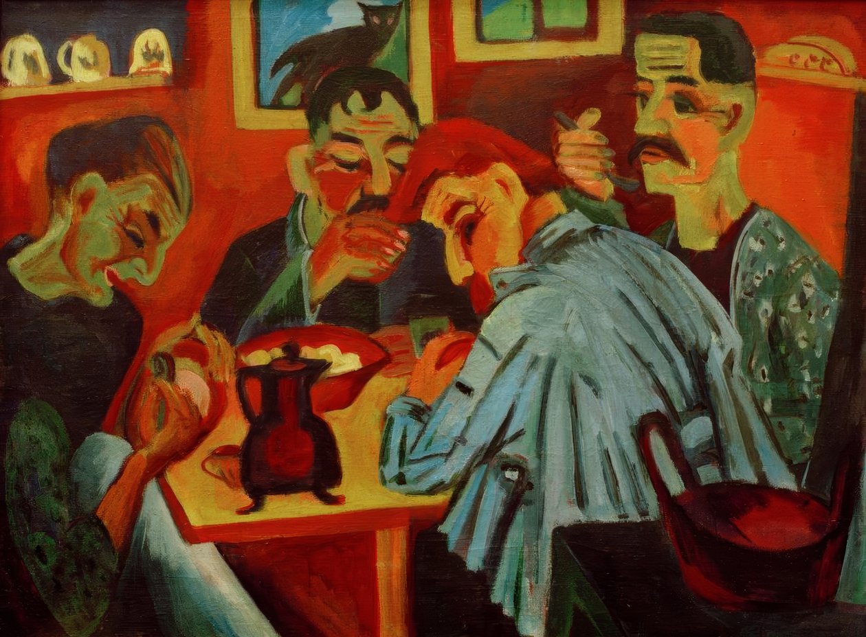 Bauer almoço de Ernst Ludwig Kirchner