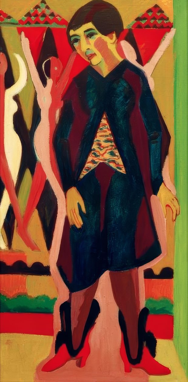 Retrato Anna Müller de Ernst Ludwig Kirchner