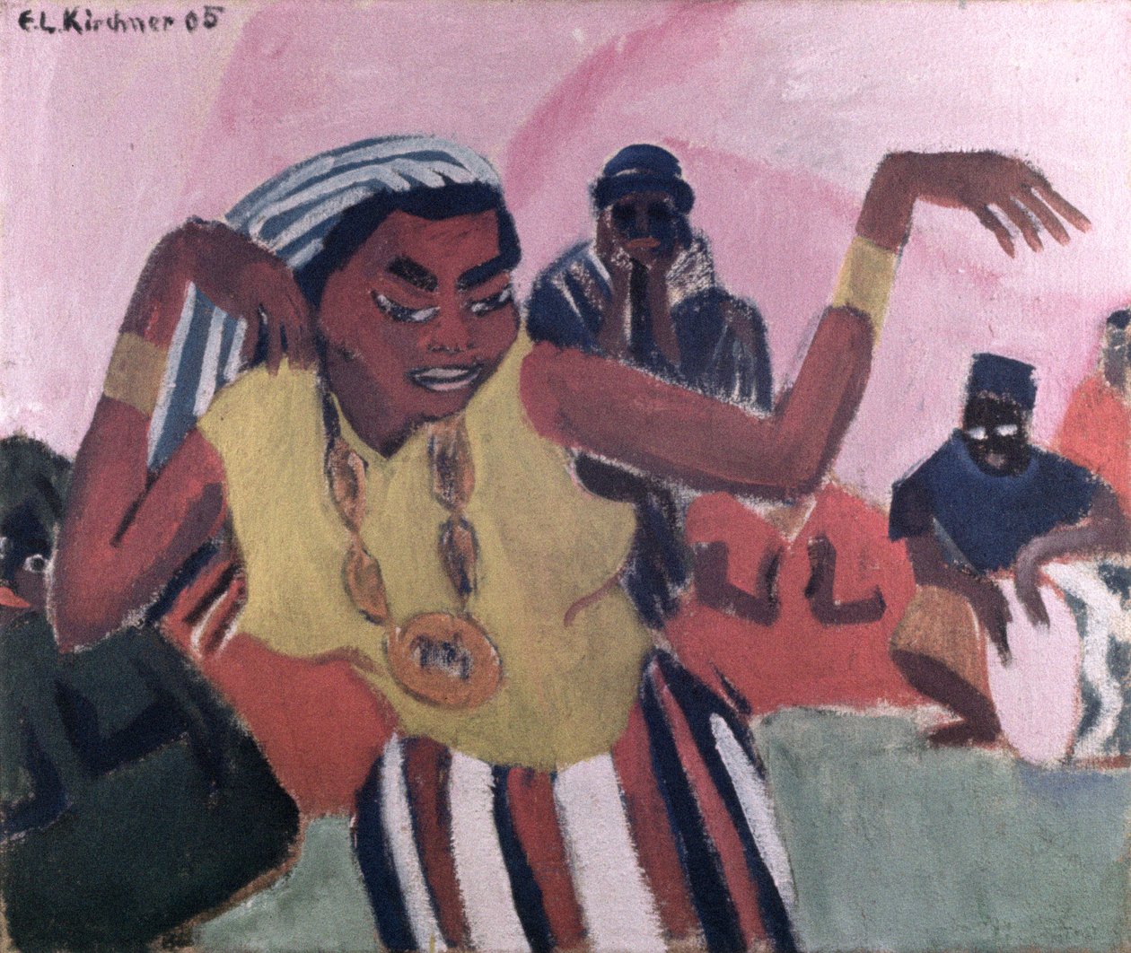 Dançarino Negro, 1909 de Ernst Ludwig Kirchner