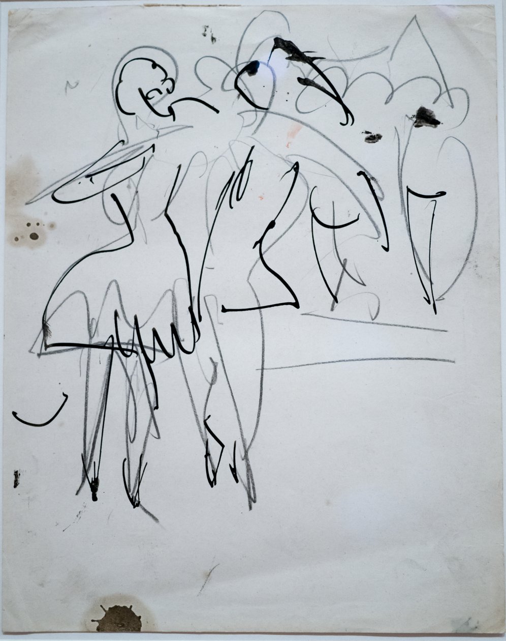 Casal de dança na Variety de Ernst Ludwig Kirchner