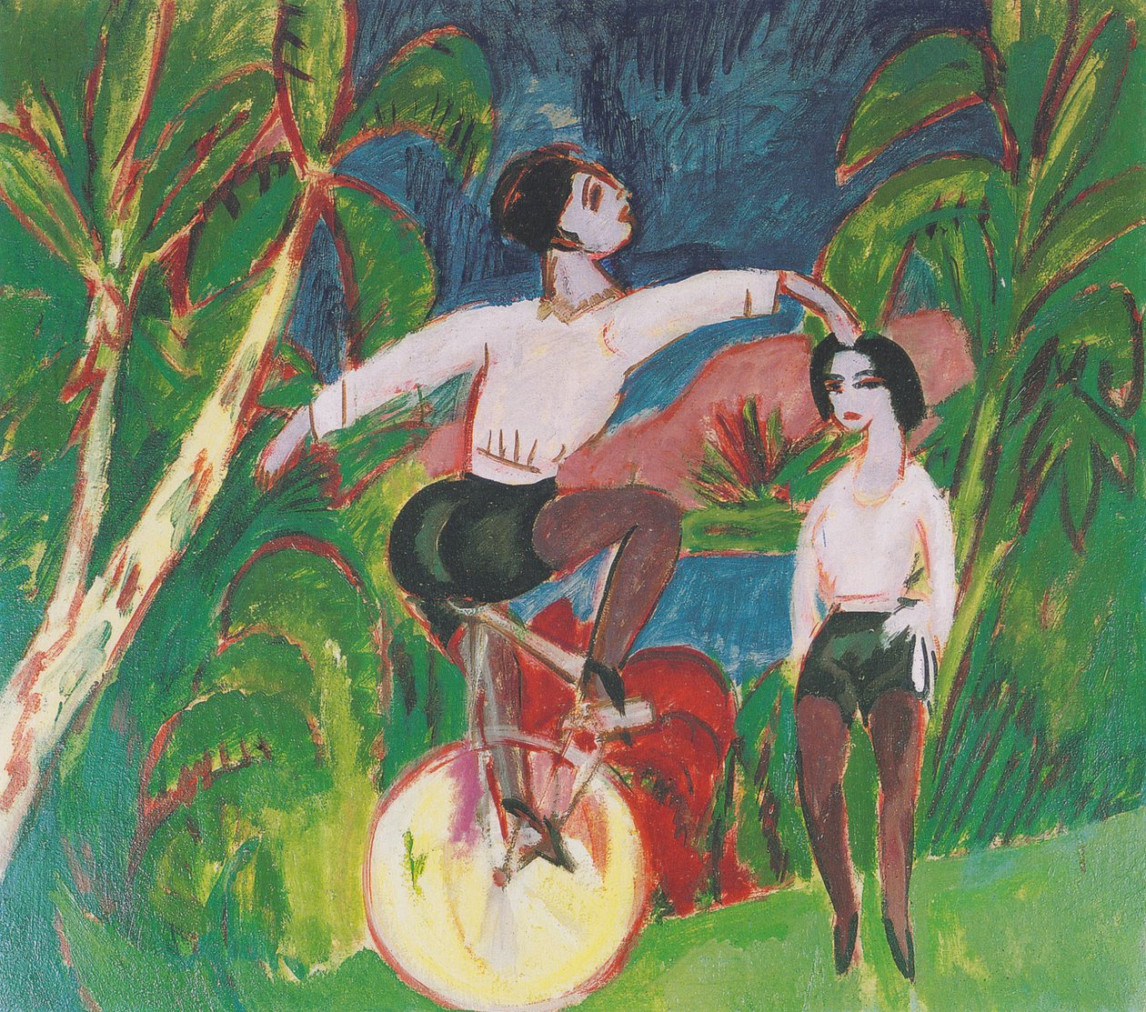 O unicyclist de Ernst Ludwig Kirchner