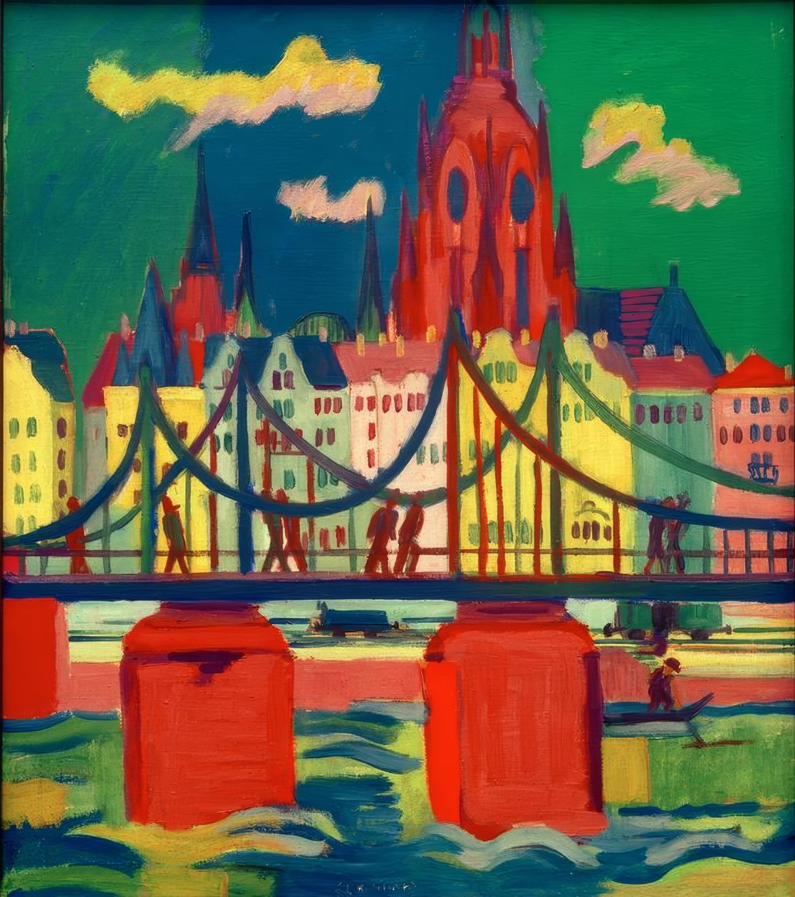 Catedral de Frankfurt de Ernst Ludwig Kirchner