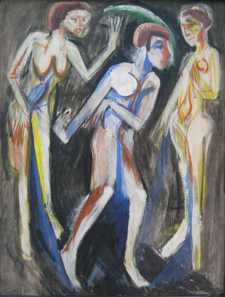 A dança entre as mulheres de Ernst Ludwig Kirchner