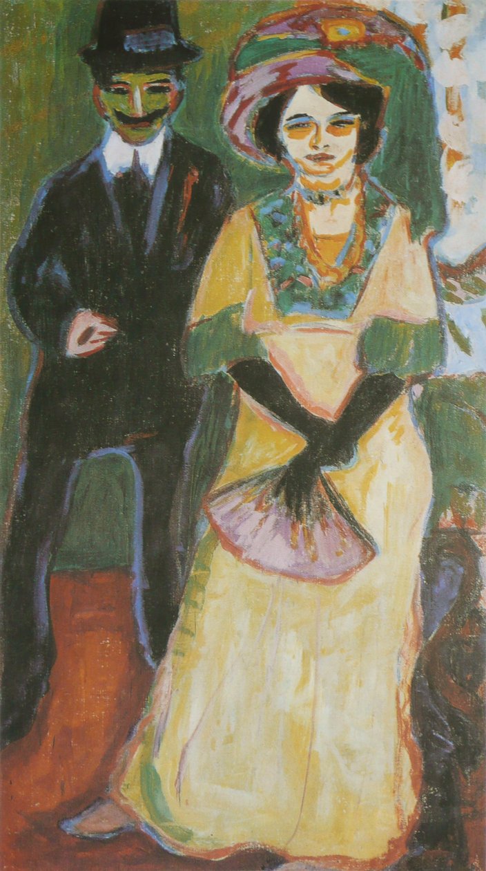 Dodo e seu irmão de Ernst Ludwig Kirchner