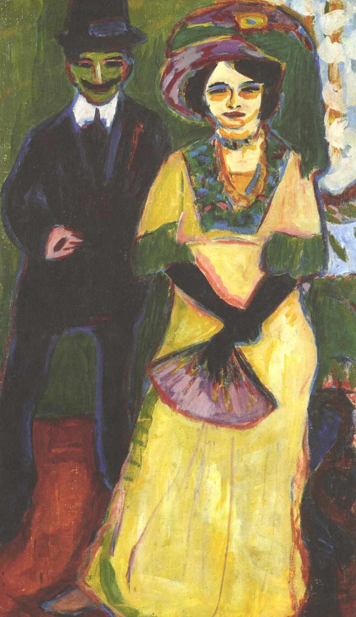 Dodo e o irmão dela de Ernst Ludwig Kirchner