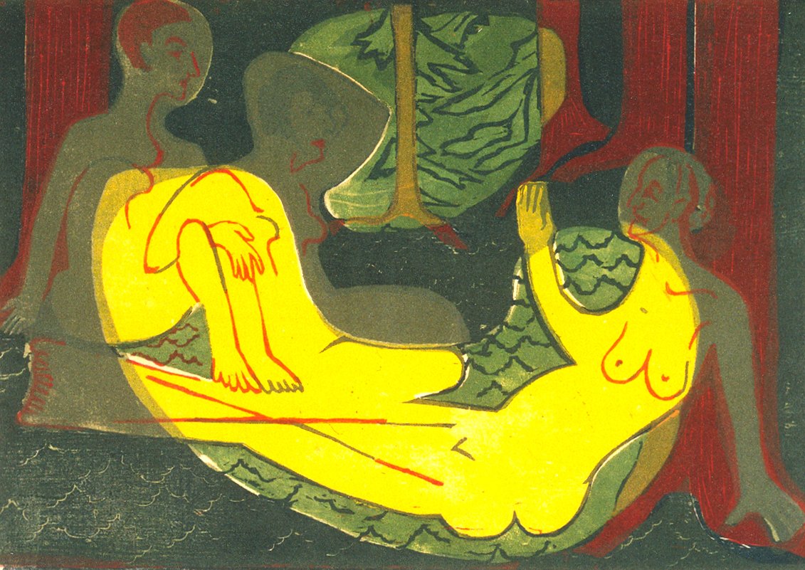 Três atos na mata de Ernst Ludwig Kirchner