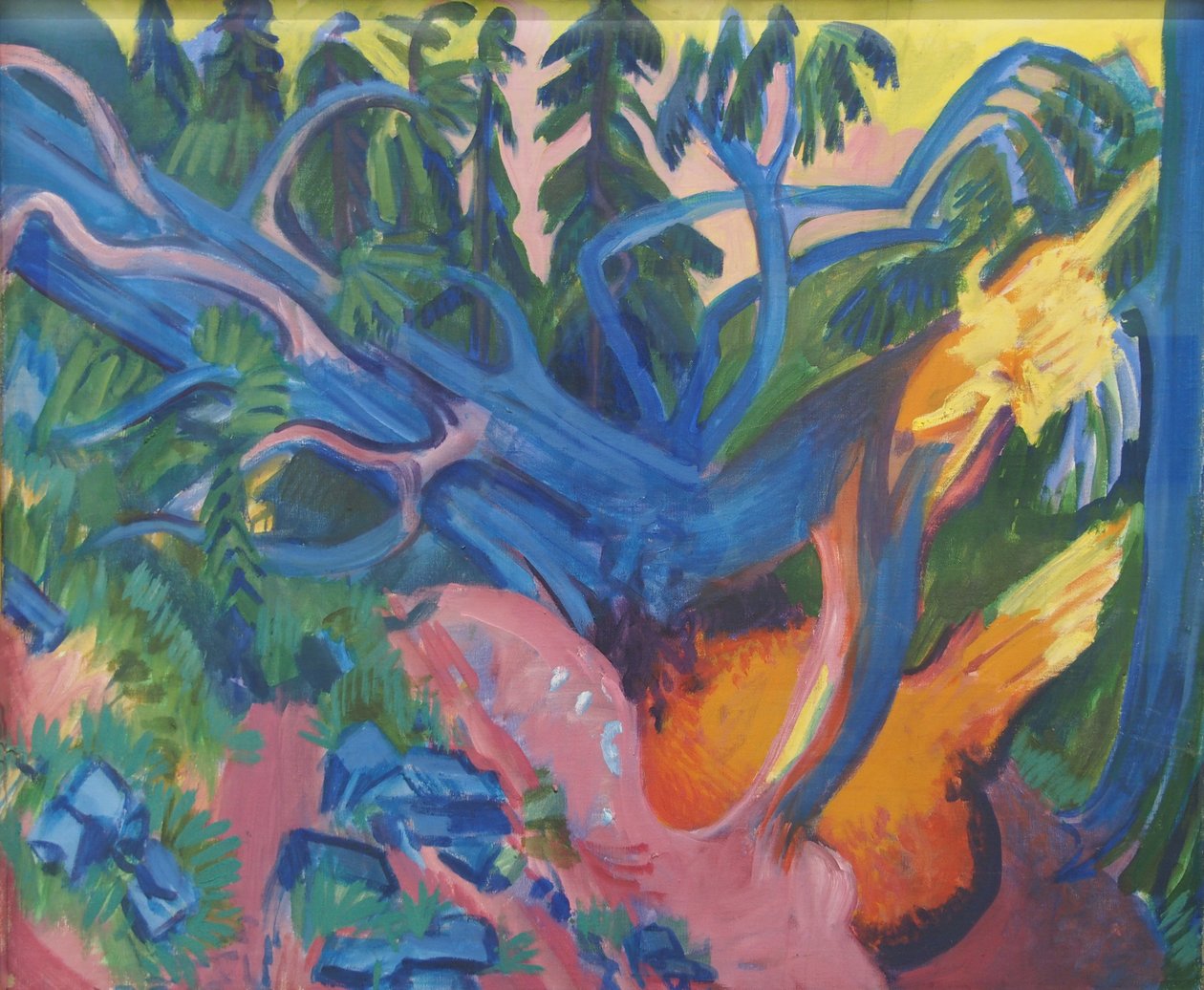 Árvore desenraizada de Ernst Ludwig Kirchner