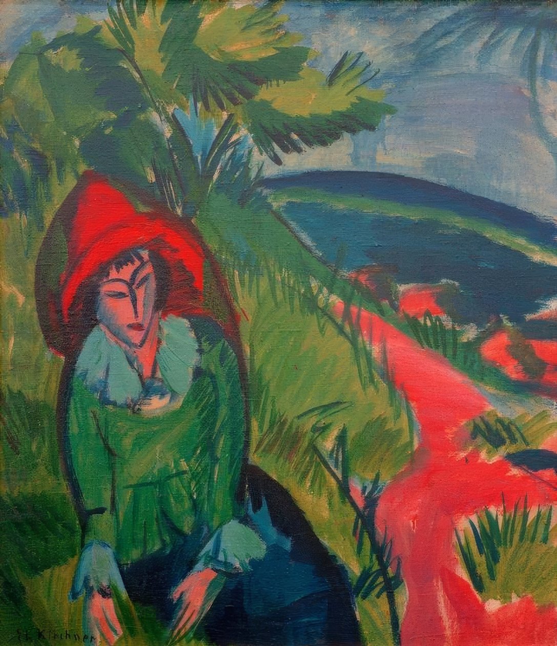 Erna em Fehmarn de Ernst Ludwig Kirchner