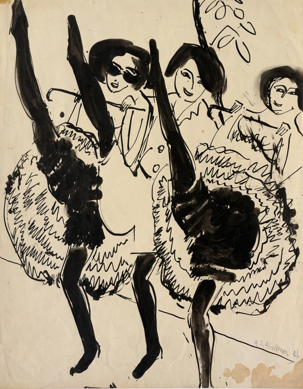 Dançarinos de GUGG de Ernst Ludwig Kirchner