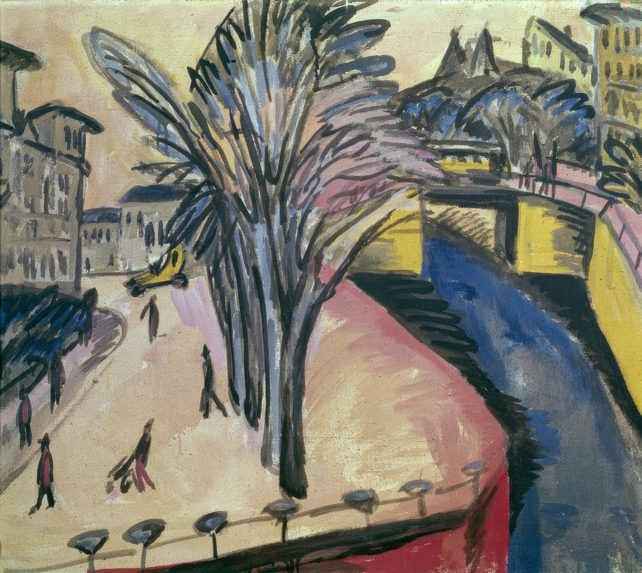 Gelbes Engelufer de Ernst Ludwig Kirchner