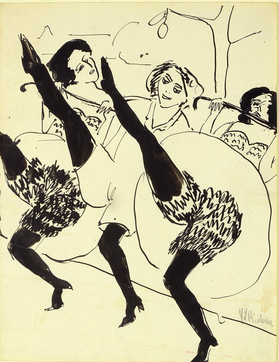 Dançarinos de Hamburgo de Ernst Ludwig Kirchner