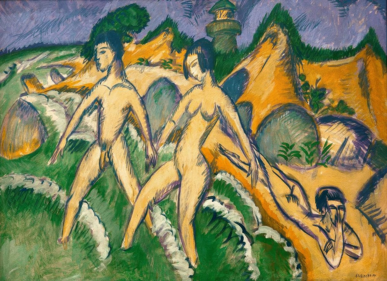 No mar de Ernst Ludwig Kirchner