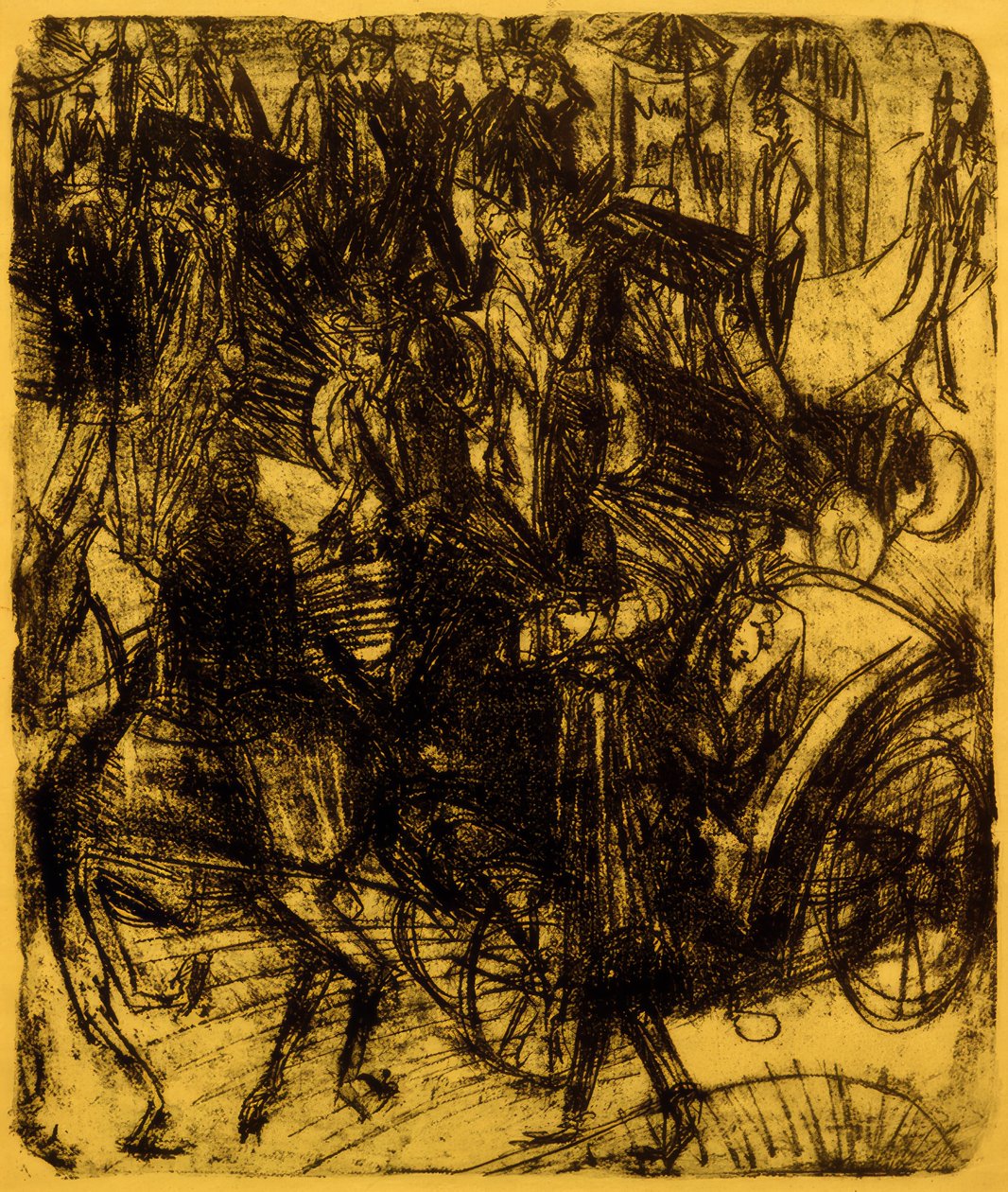 Leipziger Straße, interseção de Ernst Ludwig Kirchner