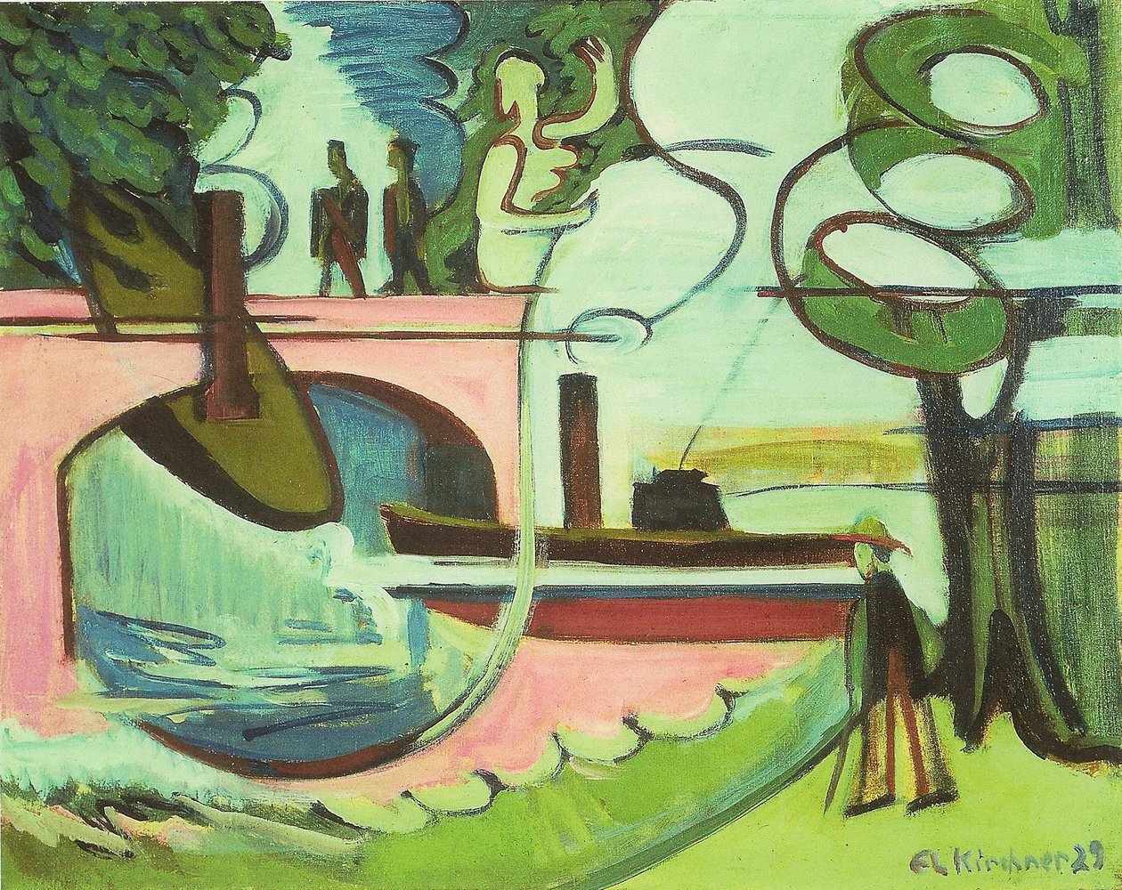 Lützow costa de manhã de Ernst Ludwig Kirchner