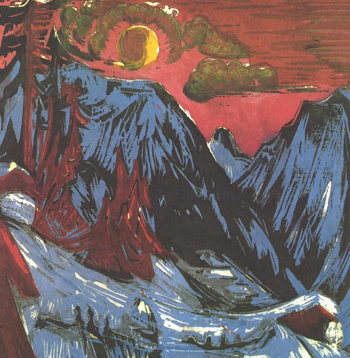 Mondnacht de Ernst Ludwig Kirchner