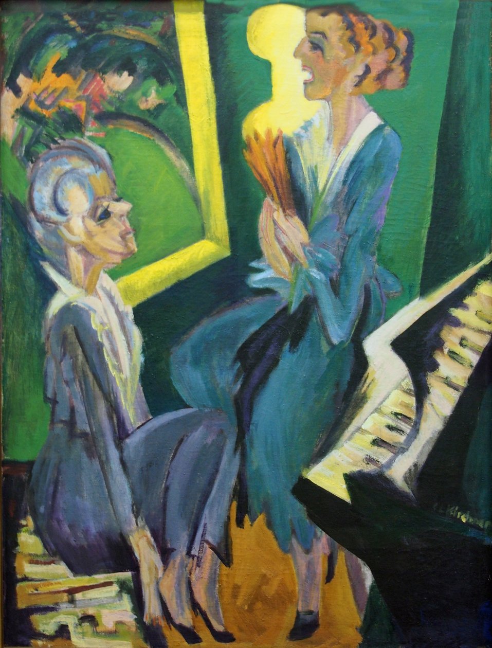sala de música de Ernst Ludwig Kirchner