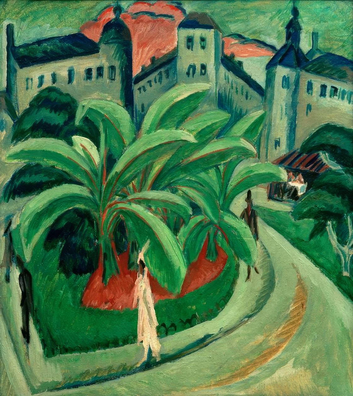 Coloque no corredor de Ernst Ludwig Kirchner