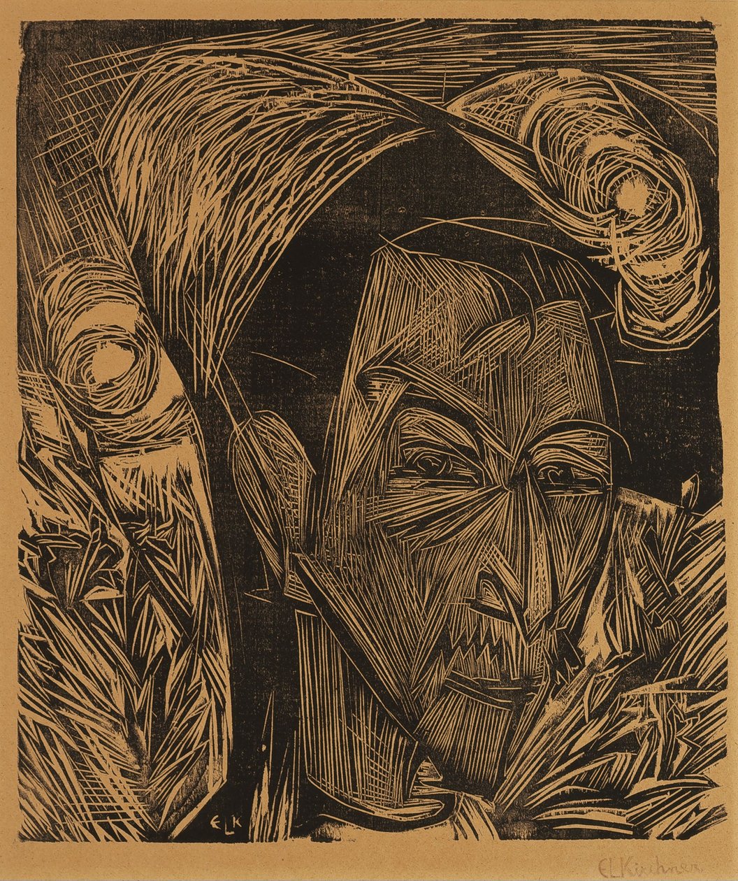 Retrato David Müller de Ernst Ludwig Kirchner