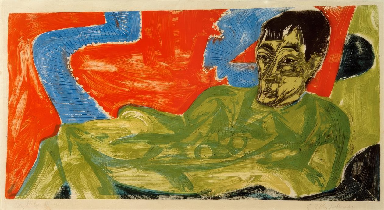 Retrato Otto Mueller de Ernst Ludwig Kirchner