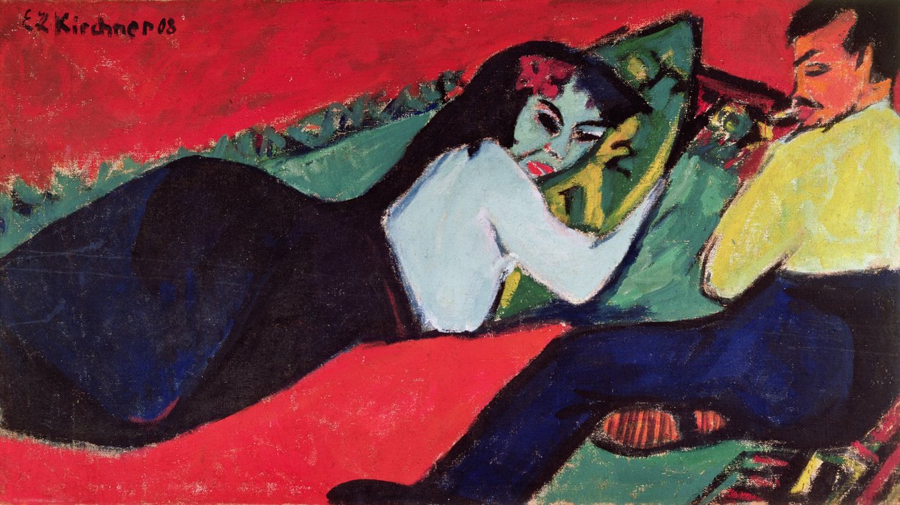 Mulher reclinada de Ernst Ludwig Kirchner