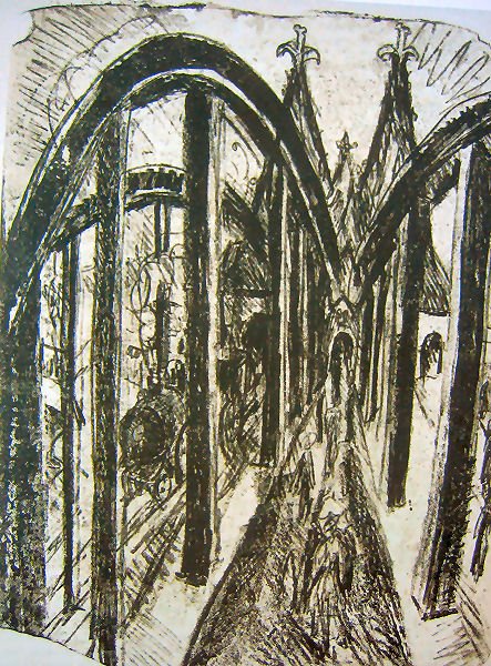 Ponte do Reno em Colónia de Ernst Ludwig Kirchner