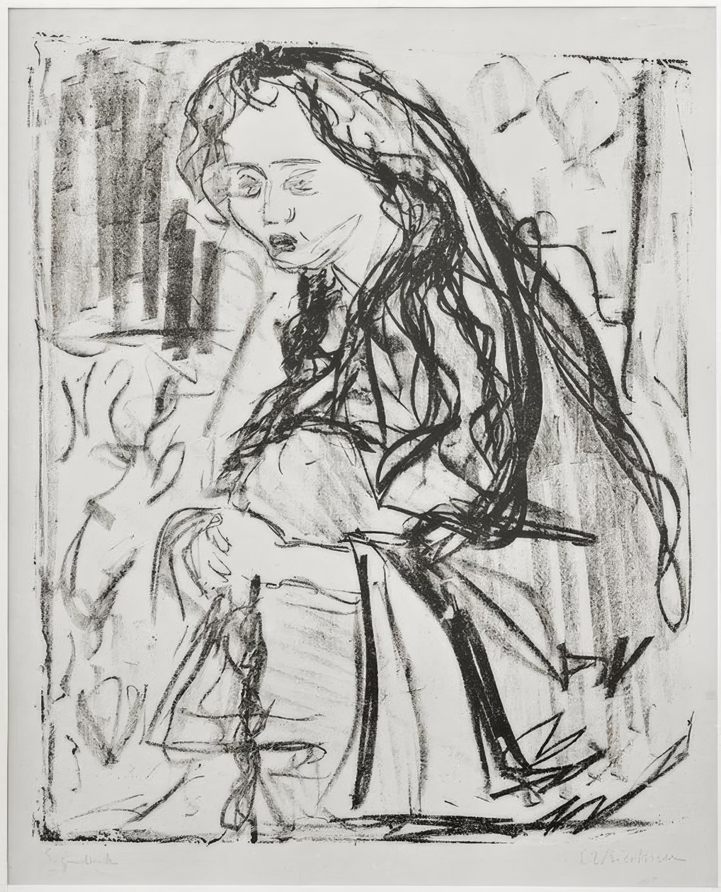 Ruth im Morphiumtraum de Ernst Ludwig Kirchner