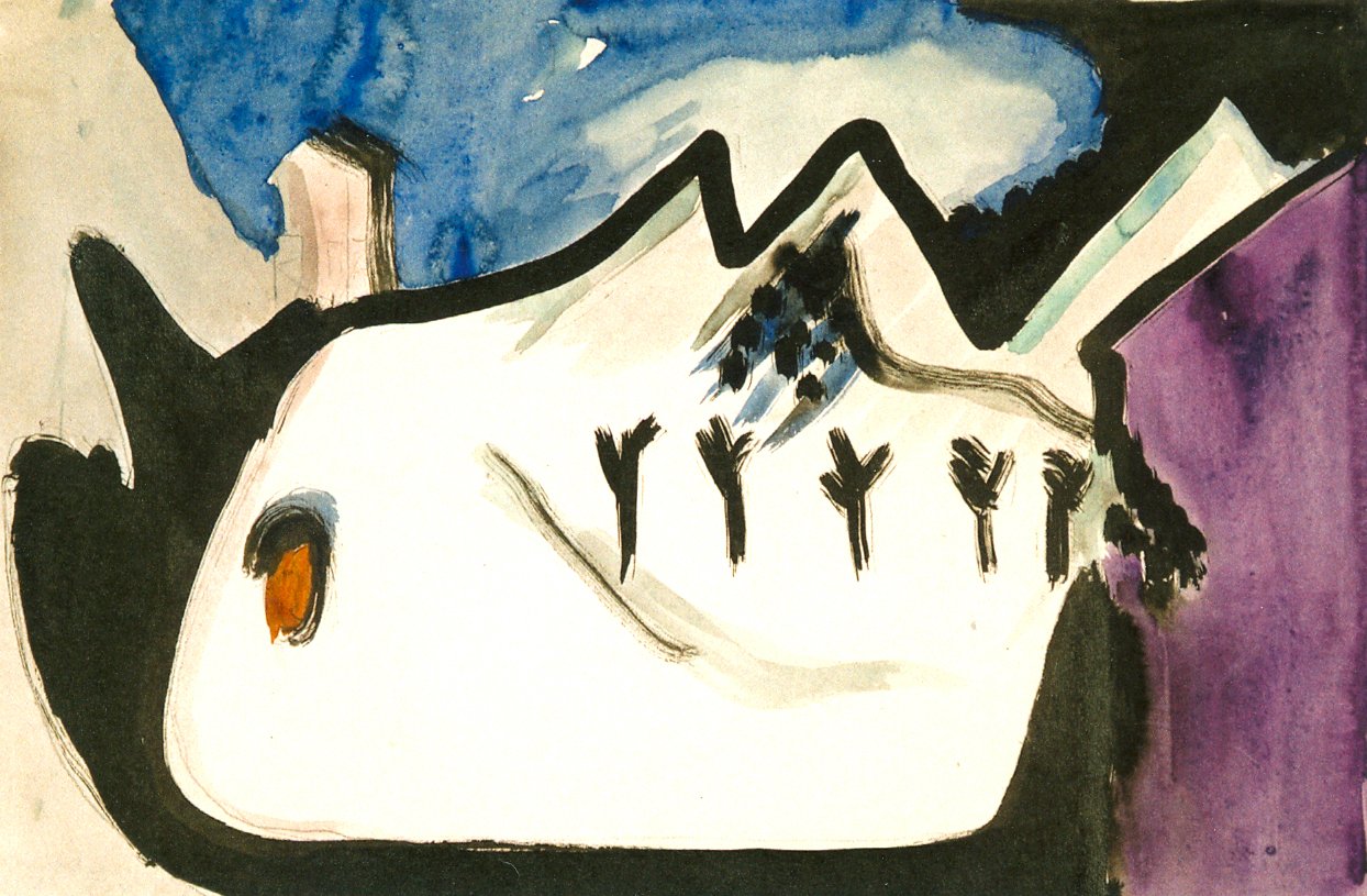 snowscape de Ernst Ludwig Kirchner