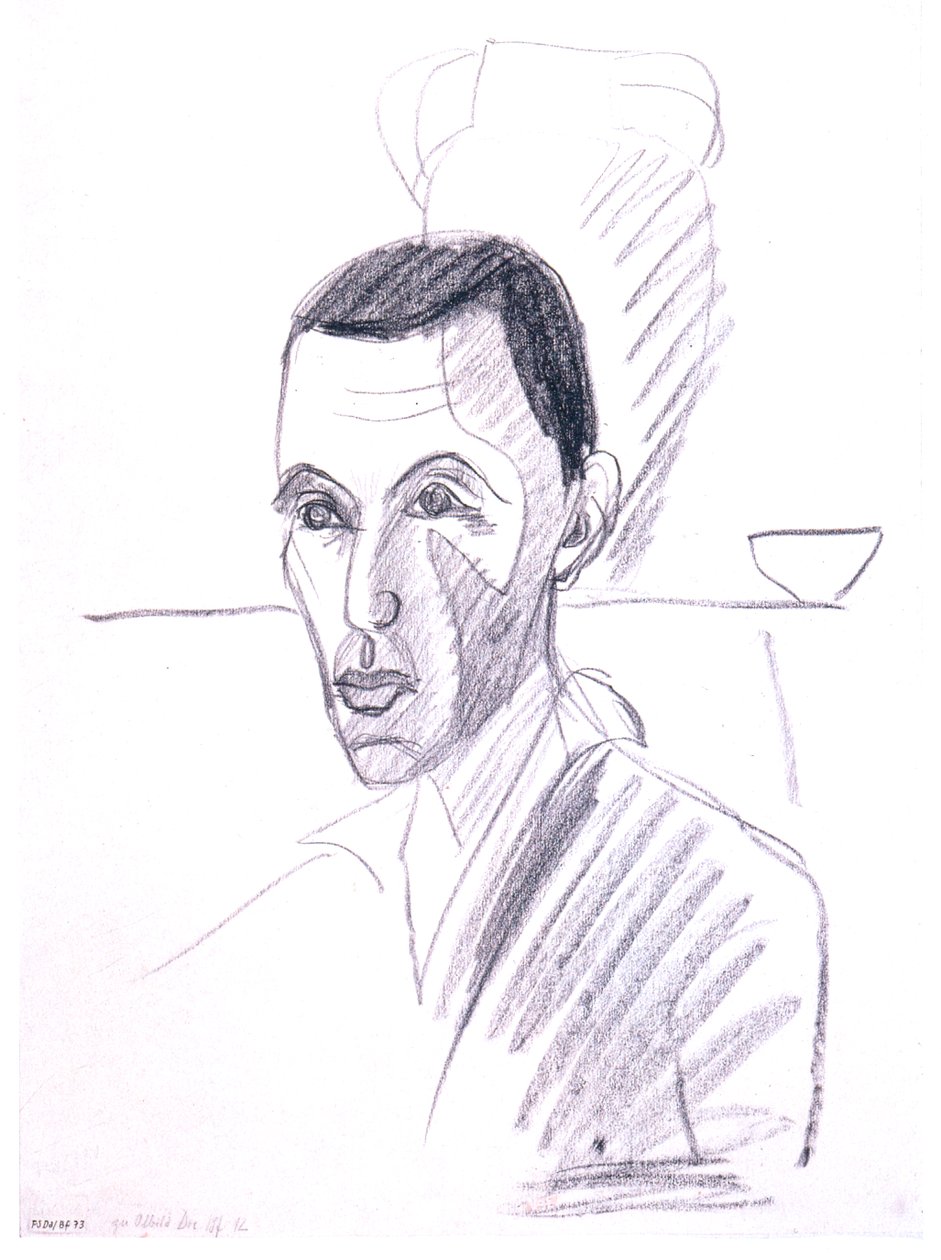 auto-retrato de Ernst Ludwig Kirchner