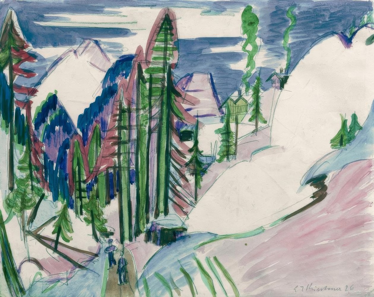Sertigweg de Ernst Ludwig Kirchner