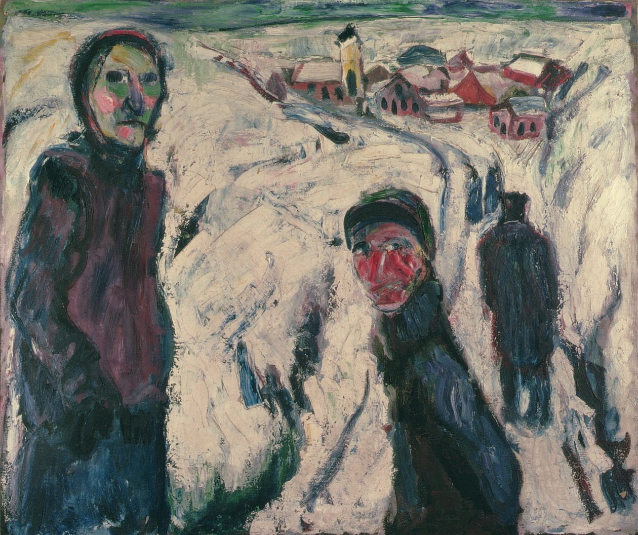 Paisagem de neve, 1923 de Ernst Ludwig Kirchner