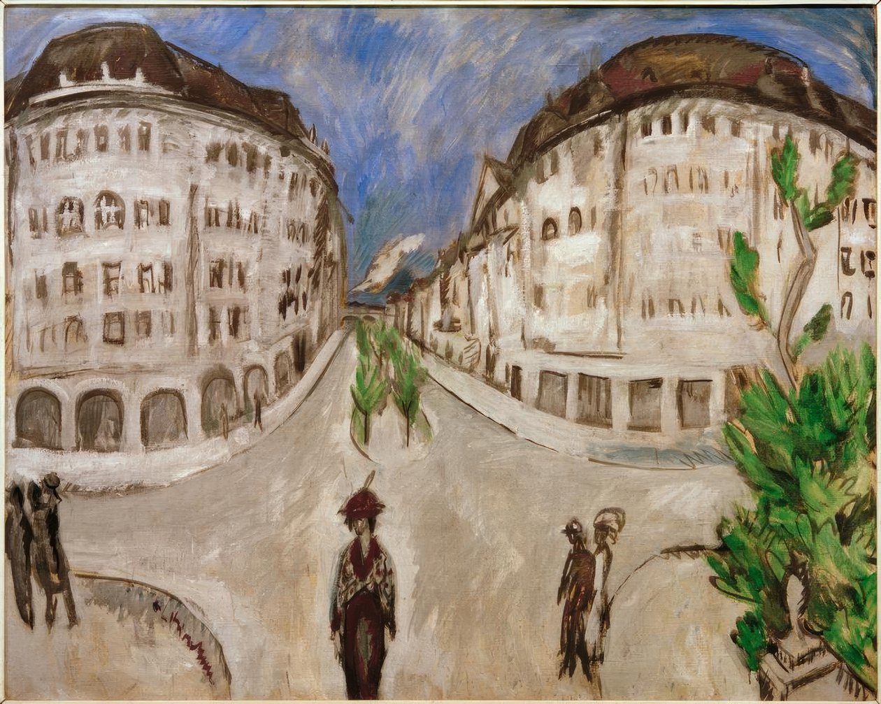 Rua no parque da cidade Schöneberg de Ernst Ludwig Kirchner