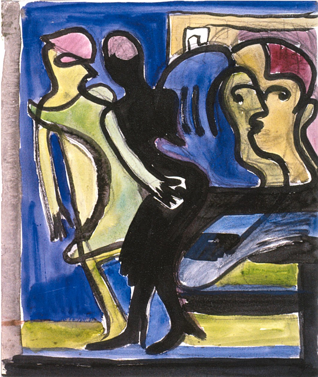 cena de rua de Ernst Ludwig Kirchner