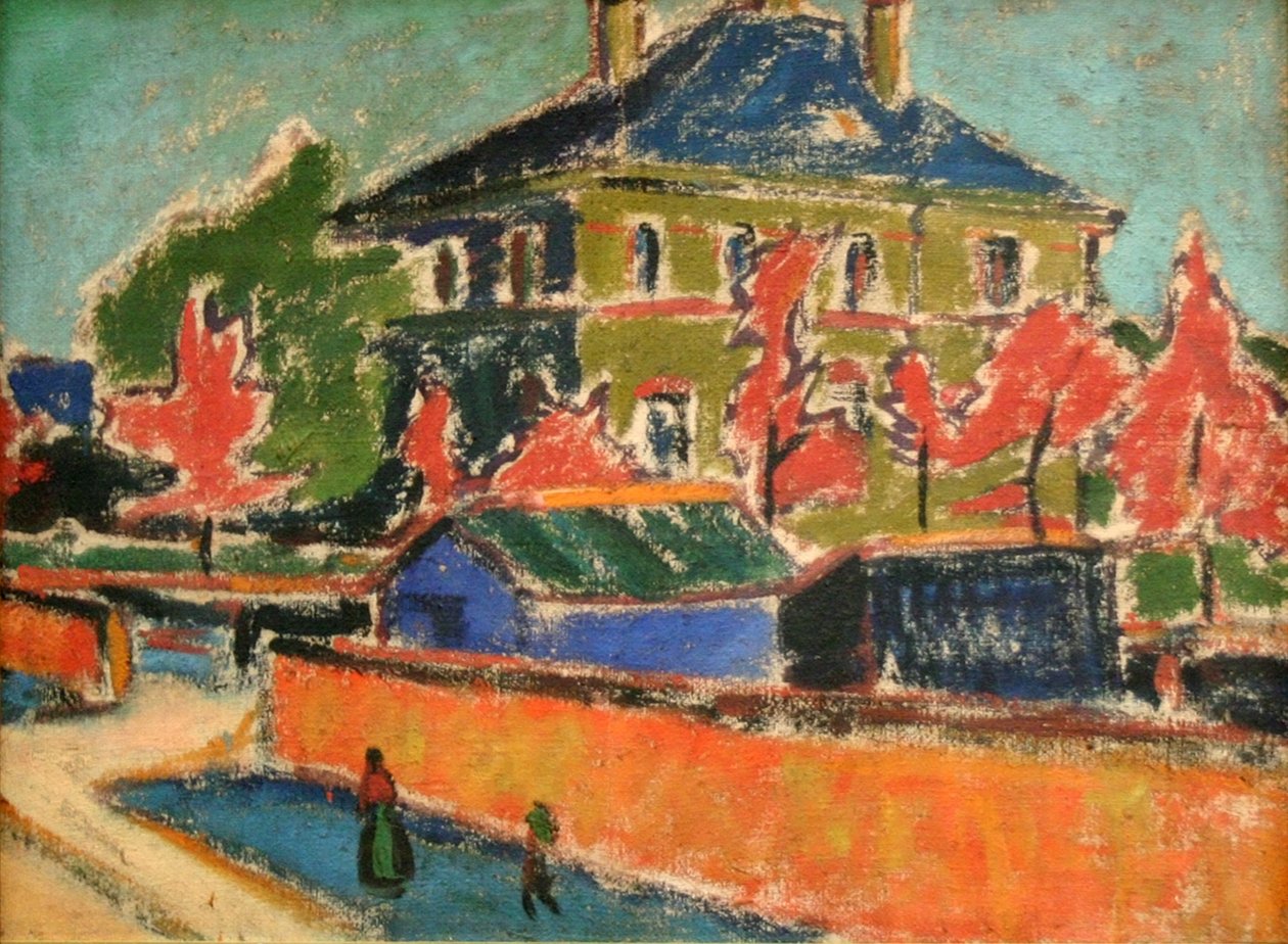 Villa em Dresden de Ernst Ludwig Kirchner