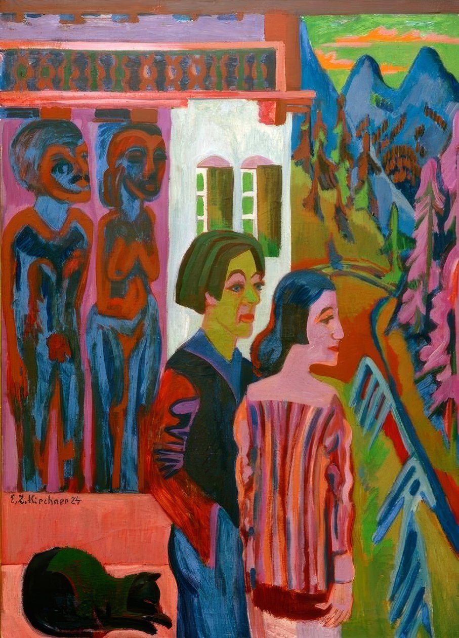 Antes do amanhecer de Ernst Ludwig Kirchner