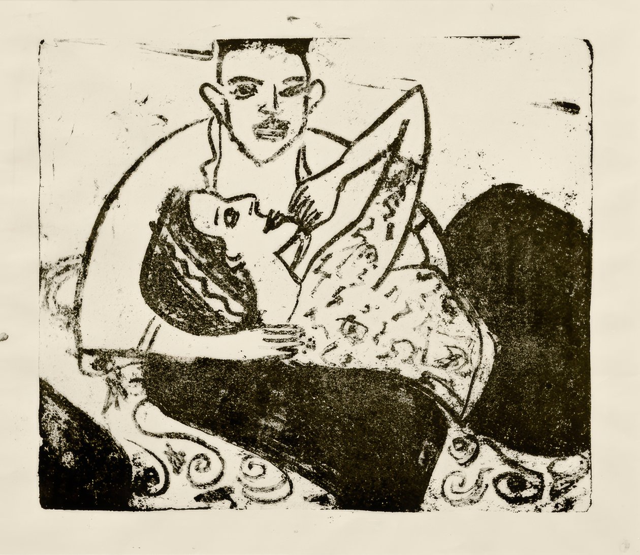 Publicidade menina de Ernst Ludwig Kirchner