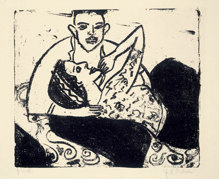 Garota propaganda de Ernst Ludwig Kirchner