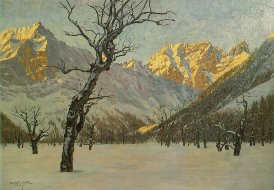 Manhã de manhã no cais, cabines de bordo verde de Ernst Platz