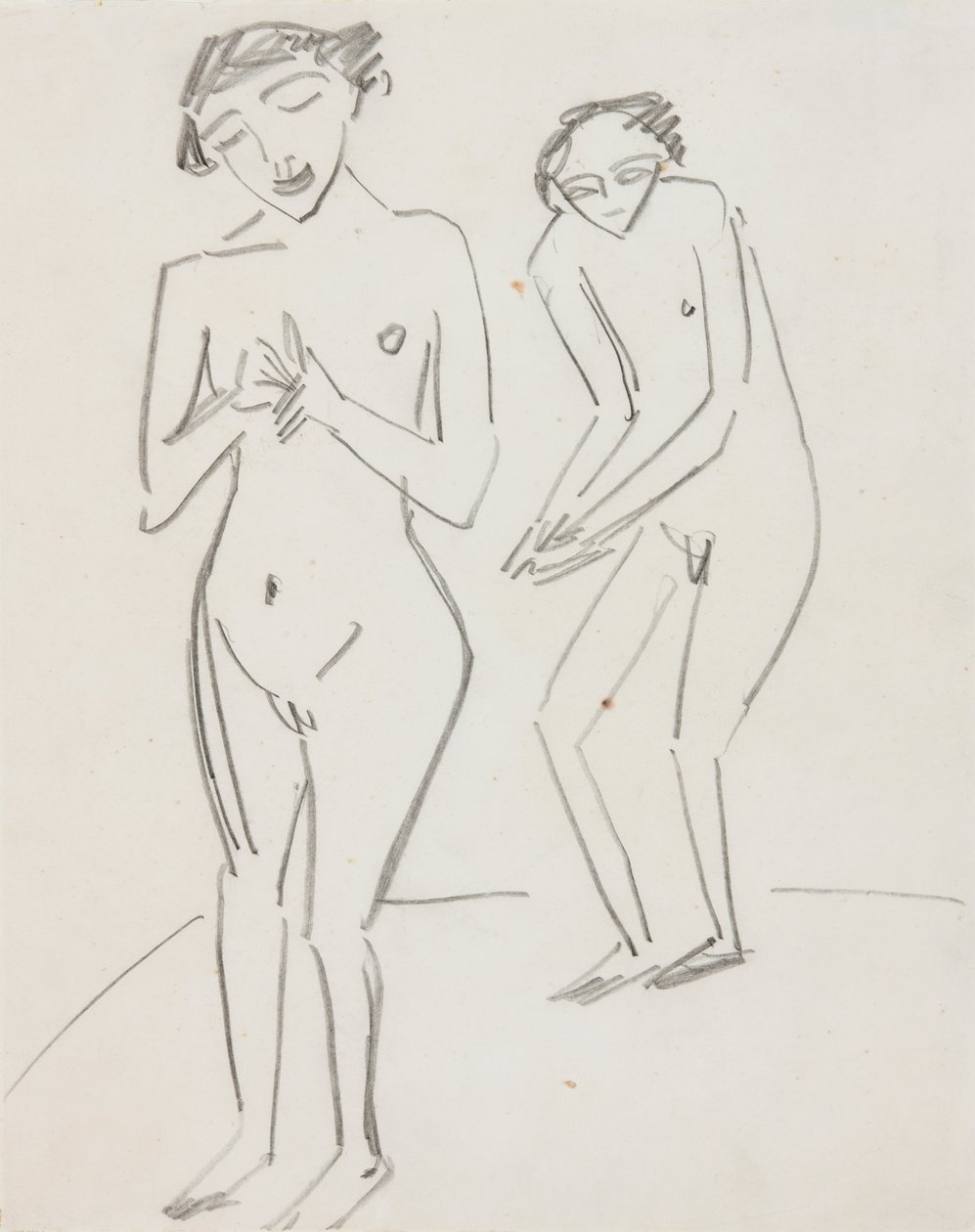 Homem mulher de Ernst Ludwig Kirchner