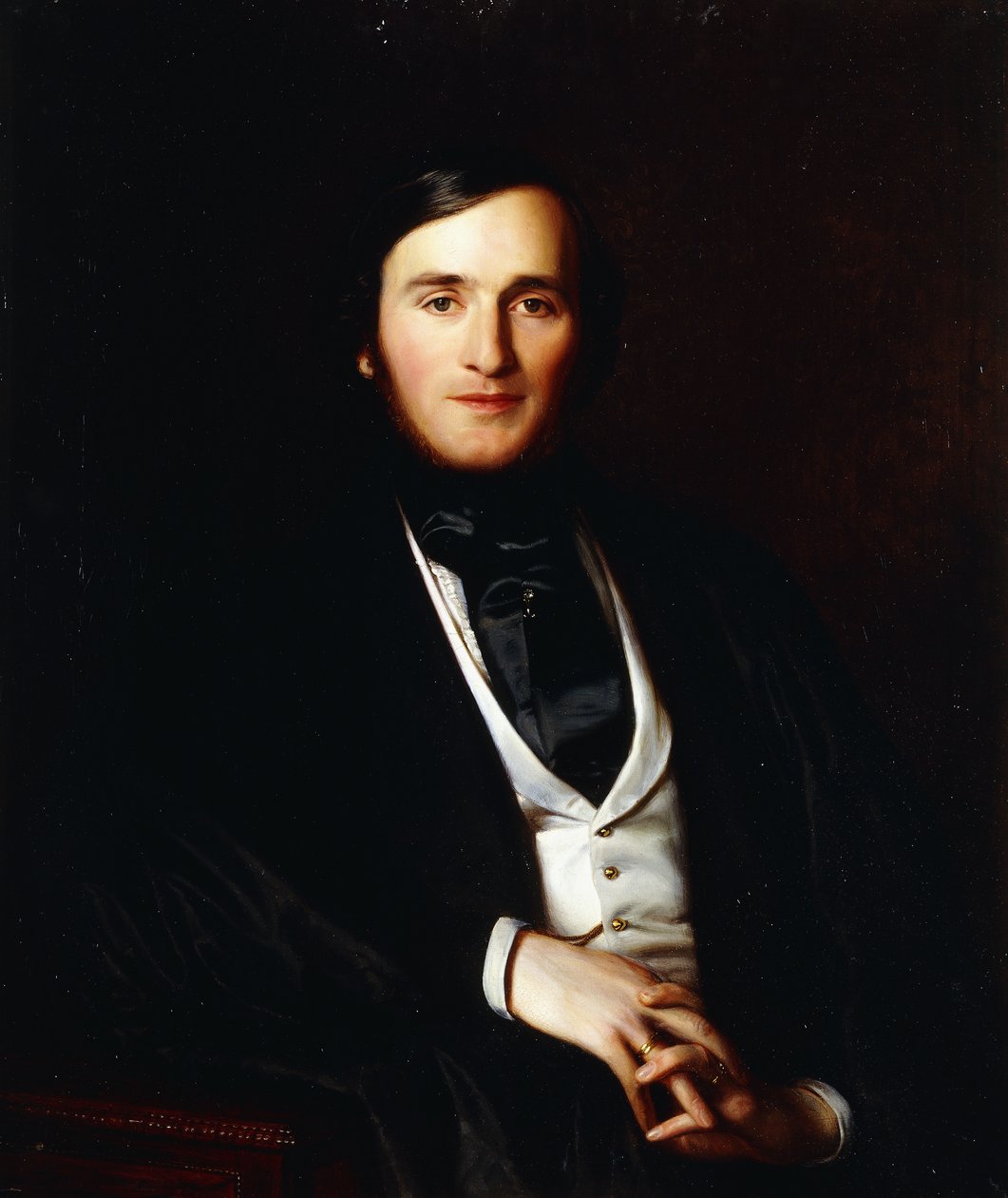 Retrato do compositor Richard Wagner de Ernst August Becker