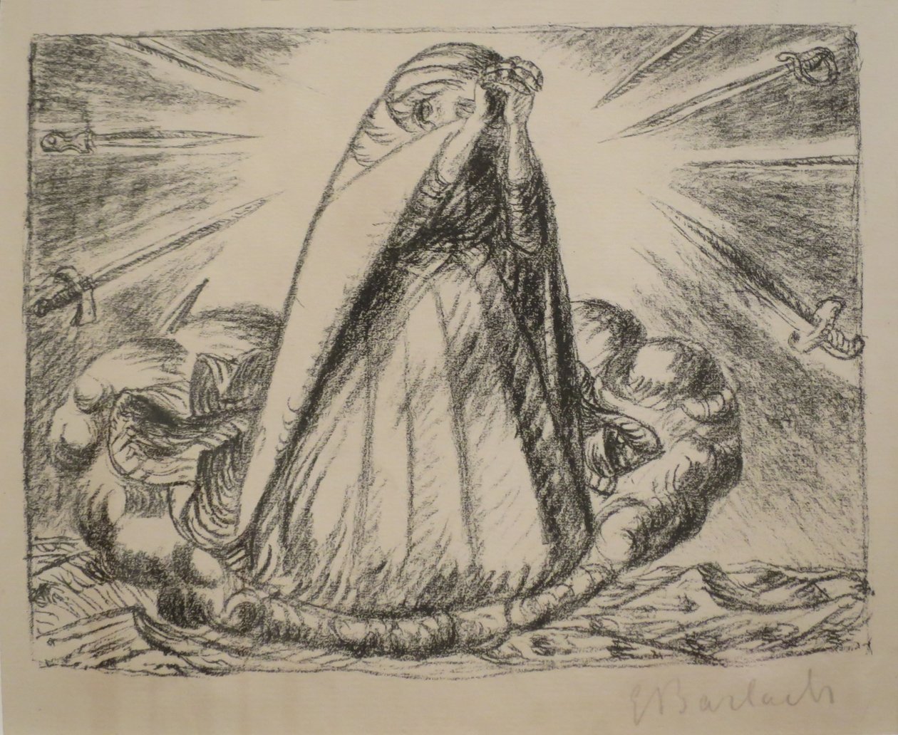 "Grant Us Peace", de Ernst Barlach, 1916, Museu de Arte de Honolulu, 18782 de Ernst Barlach