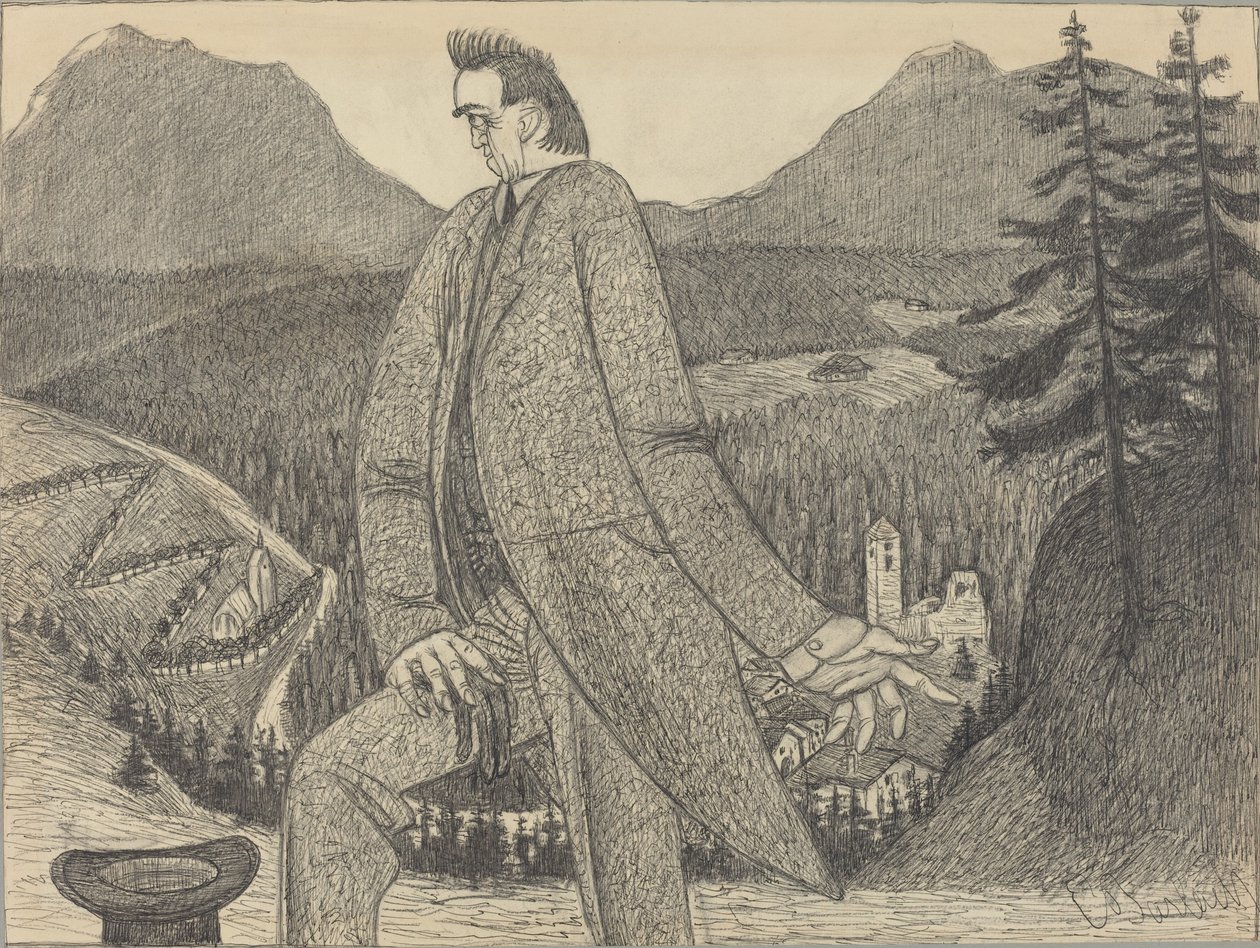 Homem das Alturas, 1906. de Ernst Barlach