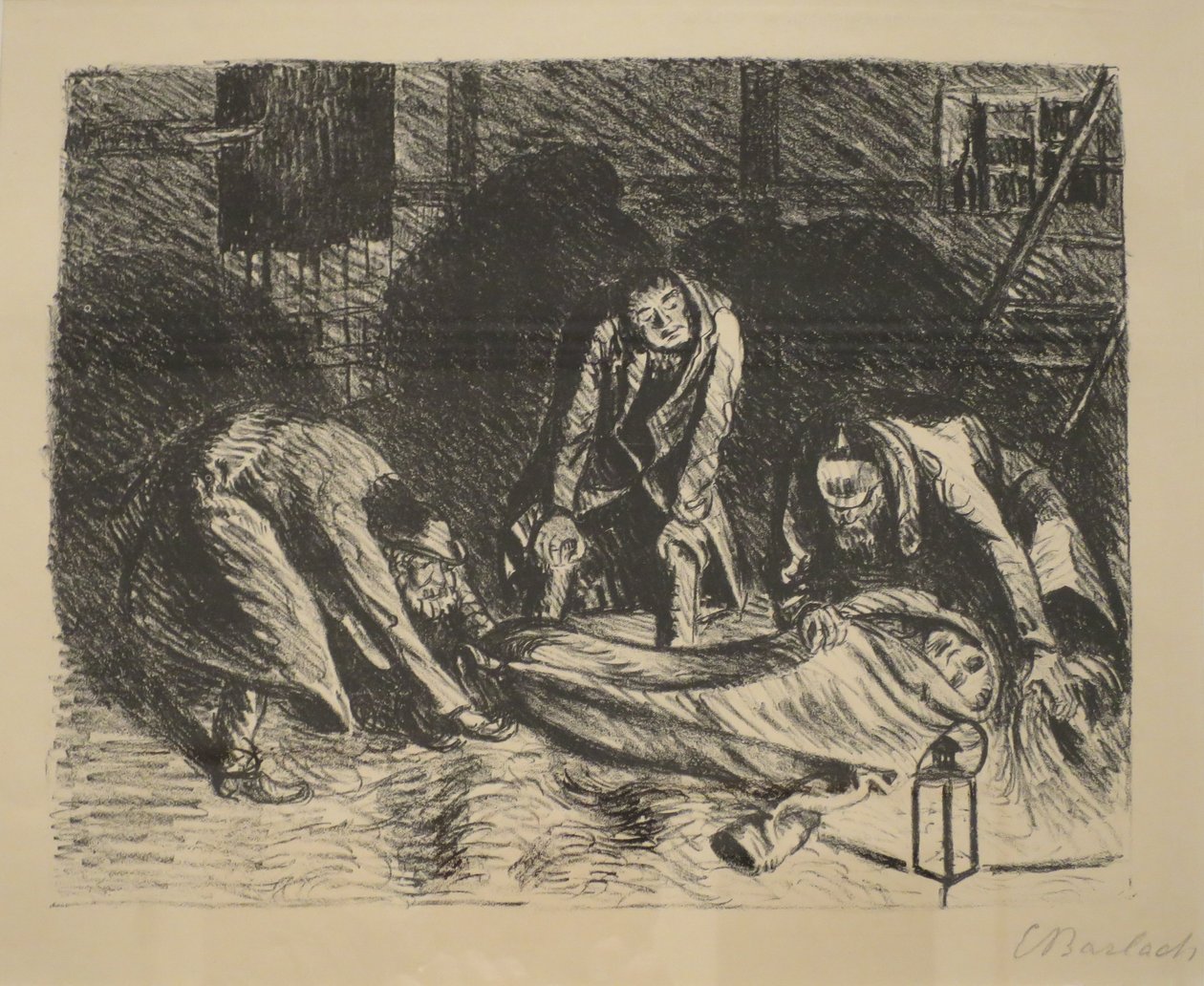 "The Poor Cousin", de Ernst Barlach, c. 1917, Museu de Arte de Honolulu, 13150 de Ernst Barlach