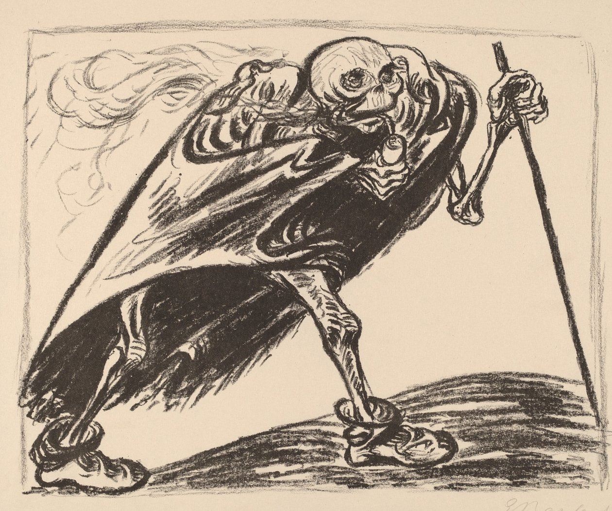 Morte Errante, 1923. de Ernst Barlach