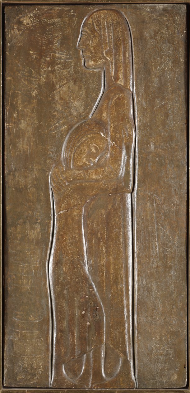 Viúva e Filha: Estudo para o Memorial dos Mortos da Primeira Guerra Mundial de Ernst Barlach